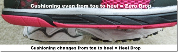what is heel toe drop