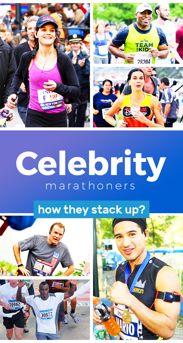 Celebrity marathon finishers - how do celebrity runners stack up and why do we care about Oprahs time so much