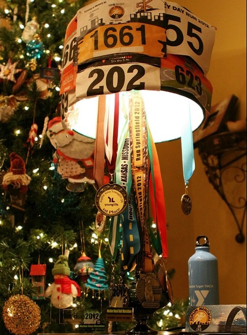 Race medal lamp