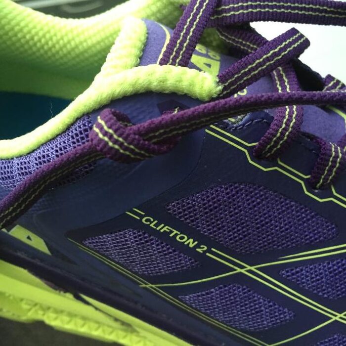Shoe lacing to prevent heel from slipping