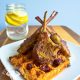 Lamb chops and sweet potato waffles from Fit Men Cook - plus more healthy manly meals