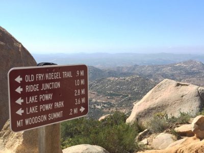 Mount Woodson Trail Signs