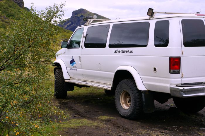 Monster vans in Iceland