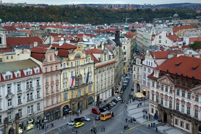 What you can see from the Tower overlooking Prague