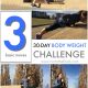 30 day body weight challenge - 3 basic moves described that you can do anywhere