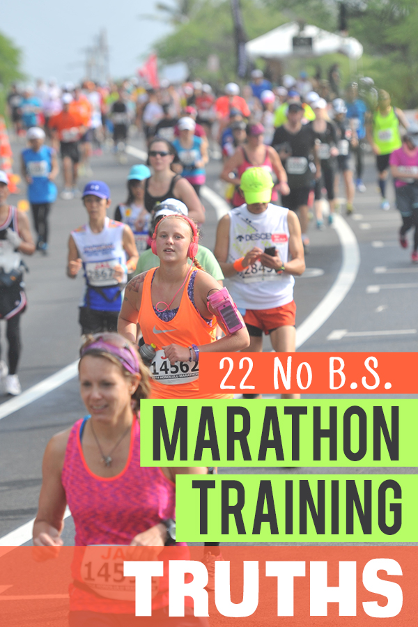 A funnier look at marathon training - the truths that not everyone will tell you, but we've all been there