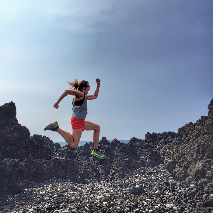 Running in Kona Hawaii