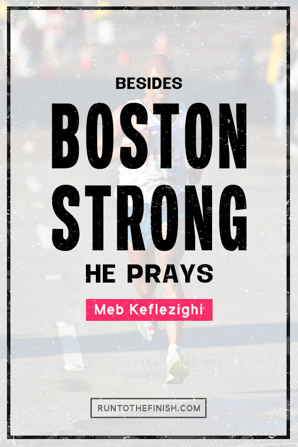 Mantra's and lessons from Meb to run long and strong