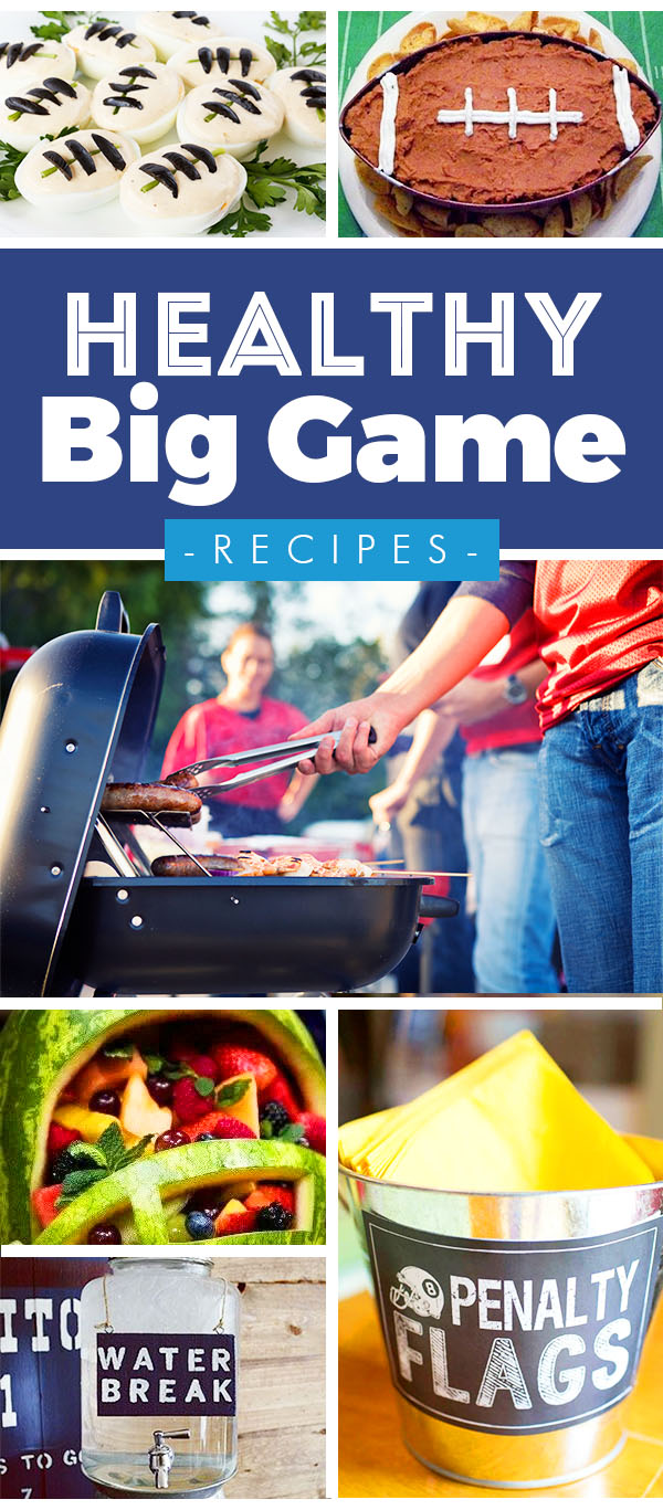 Healthy Super Bowl Food - Football themed food and party ideas for the big game