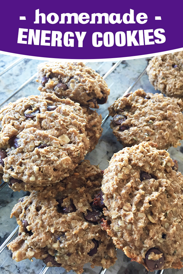 Homemade Energy Cookies - perfect running fuel or just a healthy cookie, dairy free and gluten free dessert