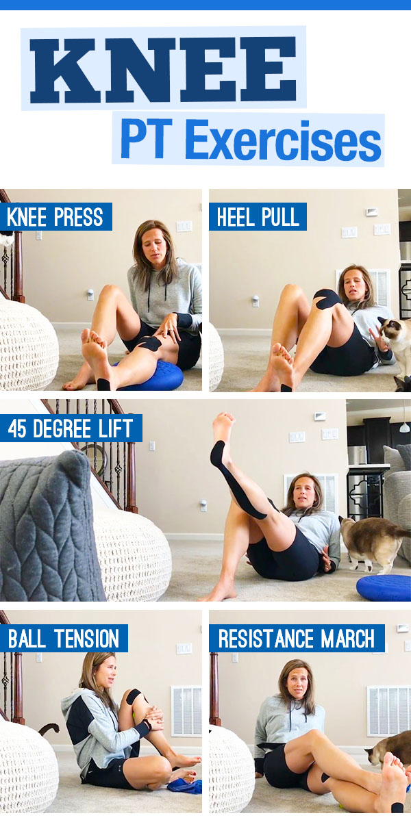 Knee Exercises for runners to improve stability, range of motion and prevent issues - used for meniscus, ACL and strains