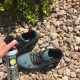 Remove odor from wet shoes