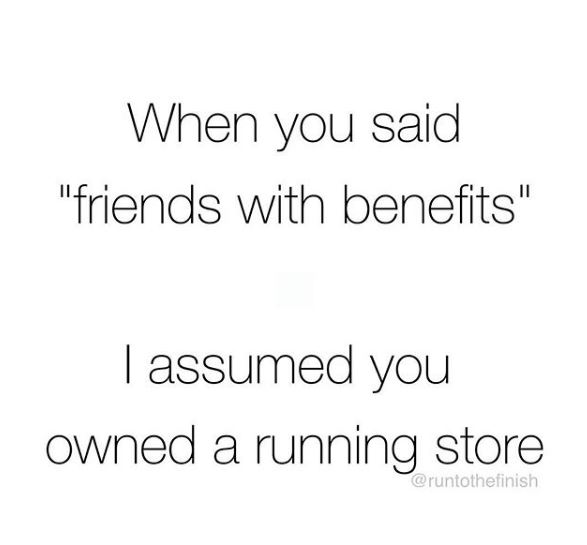 hilarious things runners think.  click for more