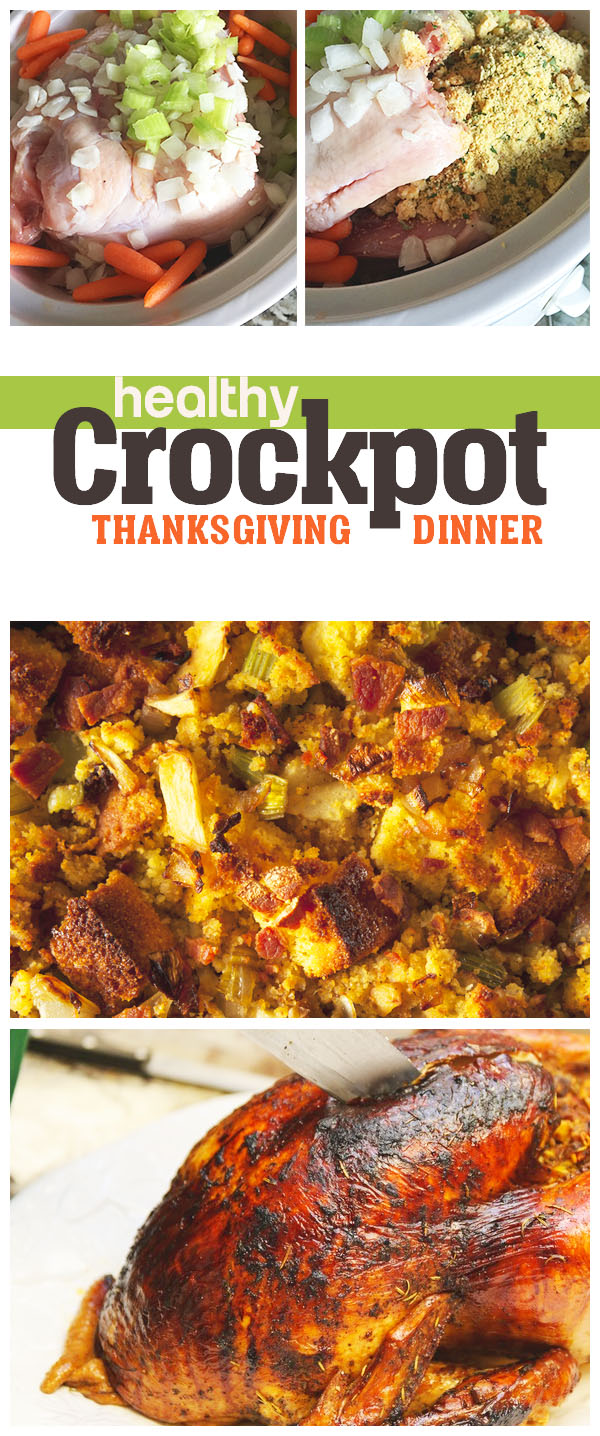 Ultimate Healthy Crockpot Thanksgiving Dinner - Slow Cooker Turkey Dinner recipe