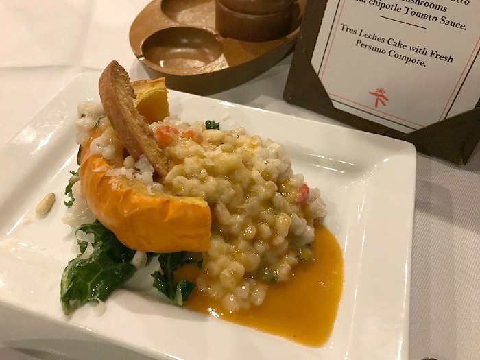 Pumpkin risotto