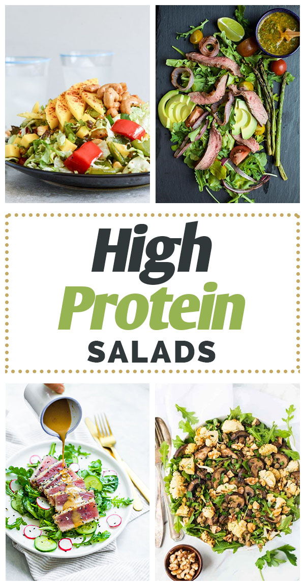 high protein salads