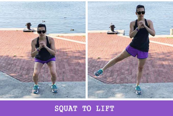 Squat to lift