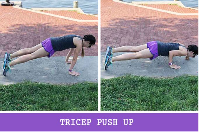 Tricep push up