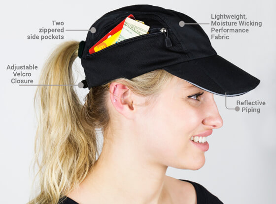 Running Hat With Pockets
