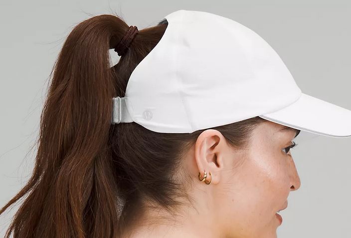 ponytail running hat