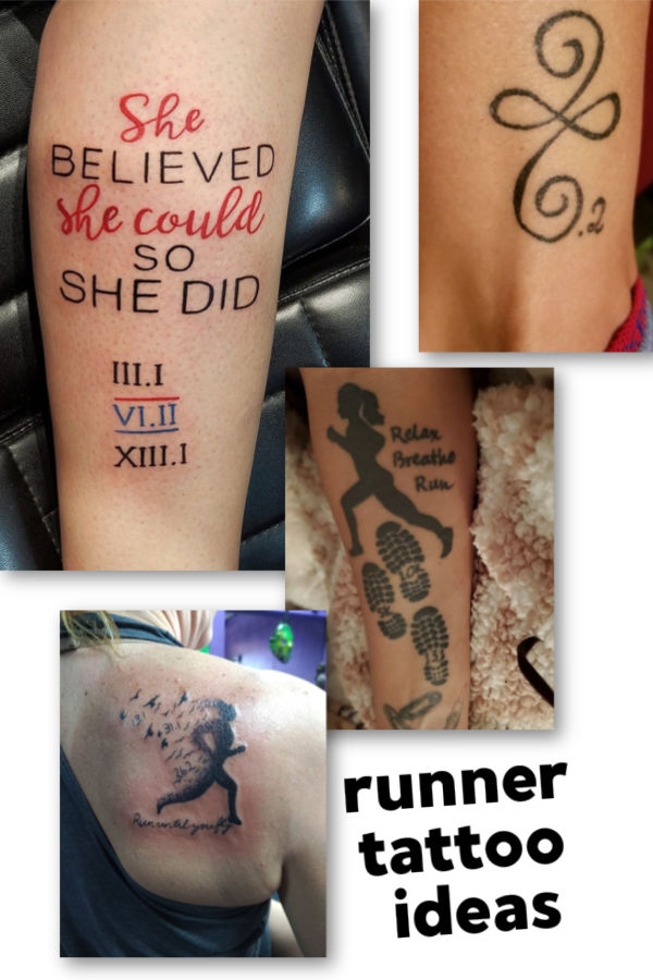running tattoos