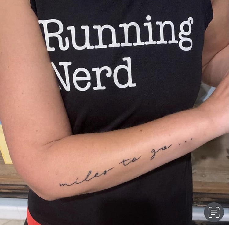 Don't judge a runner by her tattoos