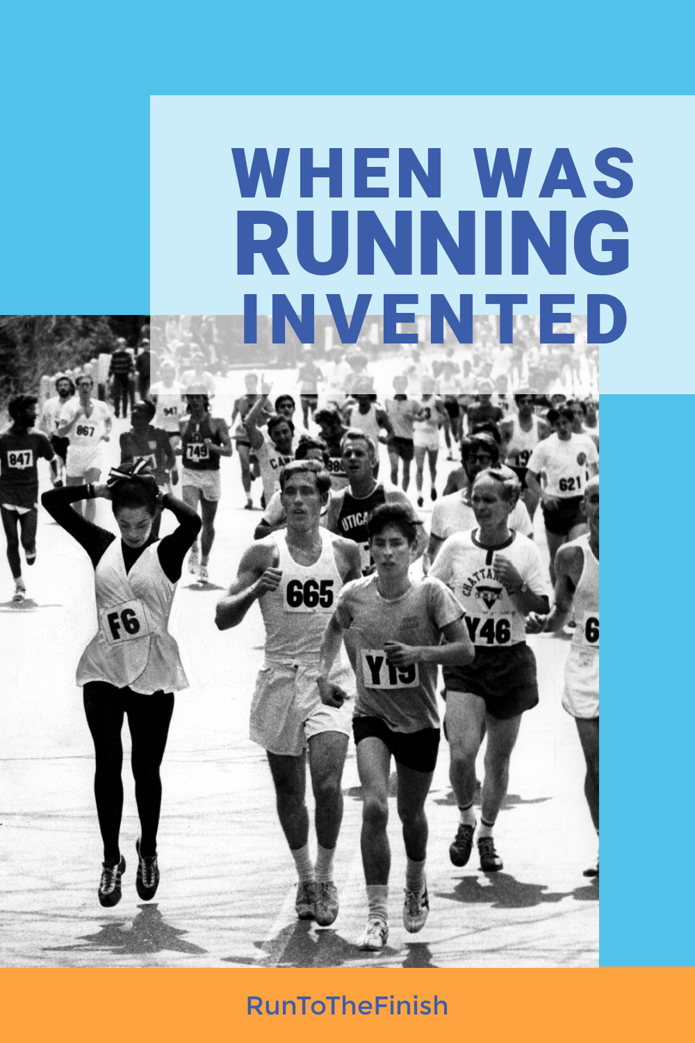 When was running invented