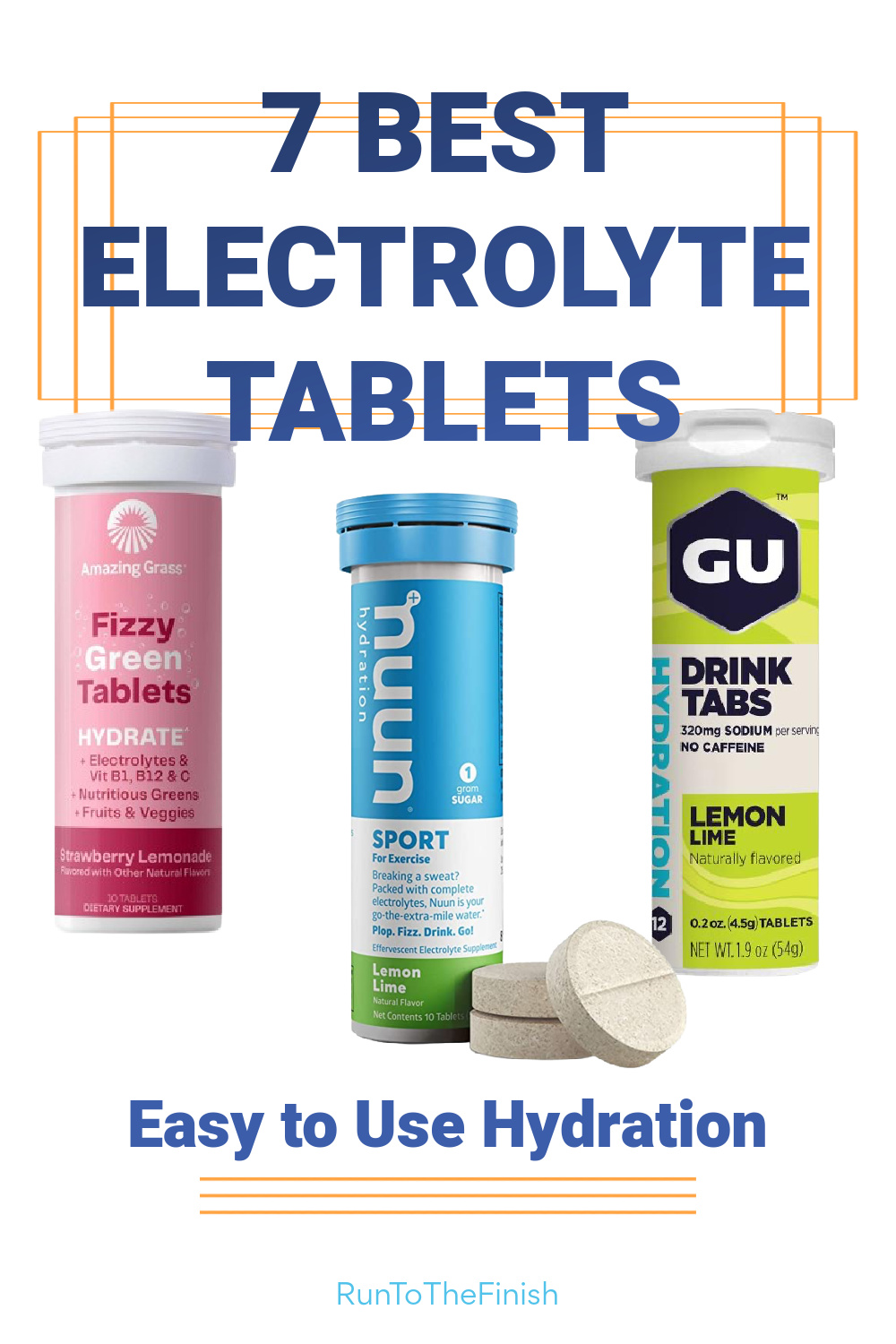 Electrolyte tablets for hydration