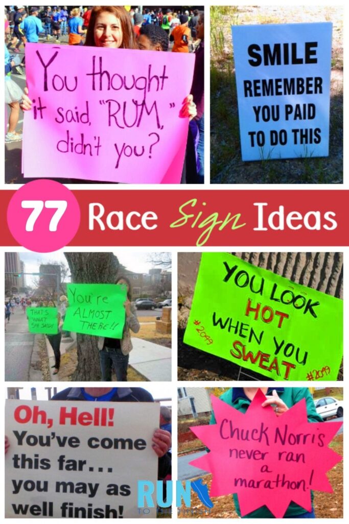 Marathon Race Signs