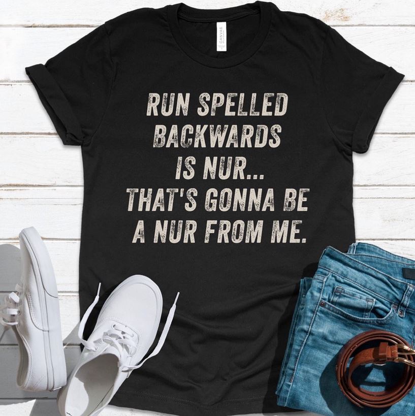 running backwards