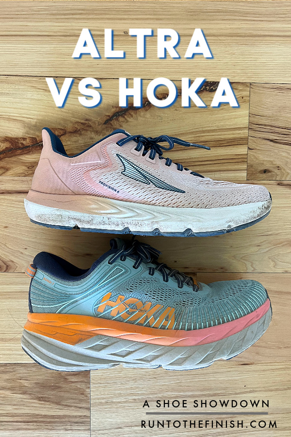 Altra VS Hoka Running Shoes