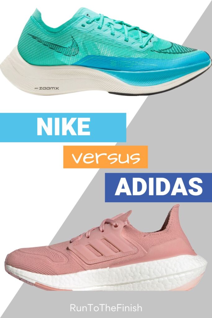 Nike v Adidas Running Shoes