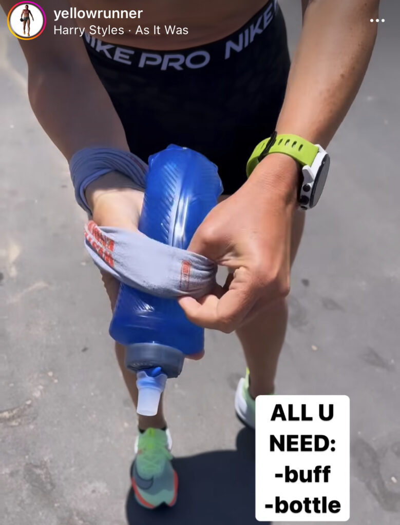 collapsible running water bottle