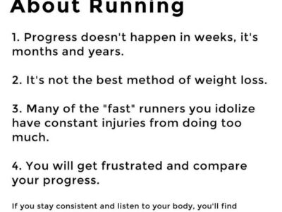 running two miles a day