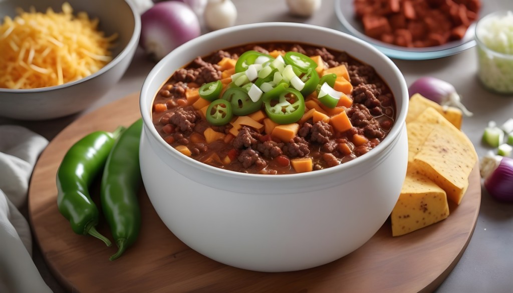 Healthy Crockpot Turkey Chili Recipe (Minimal Prep!)