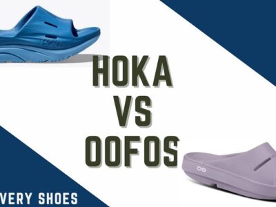 Oofos vs HOKA recovery sandals