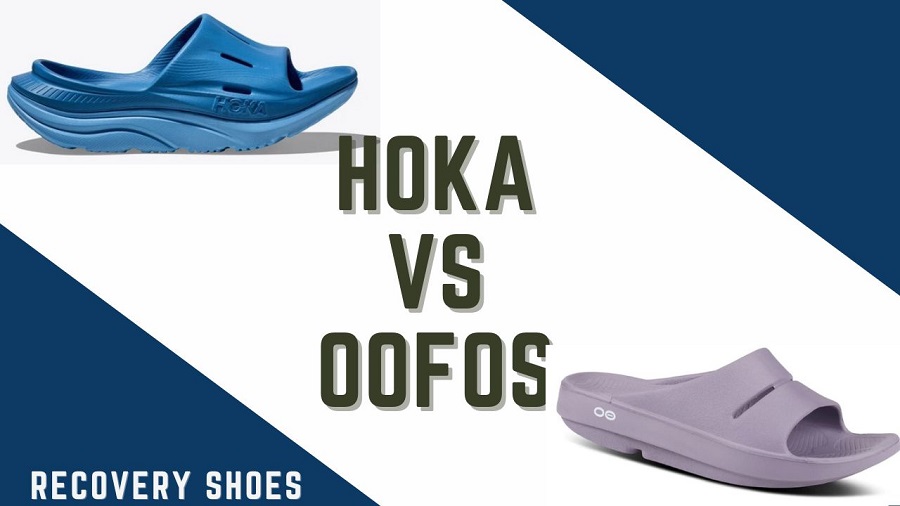 Oofos vs HOKA recovery sandals