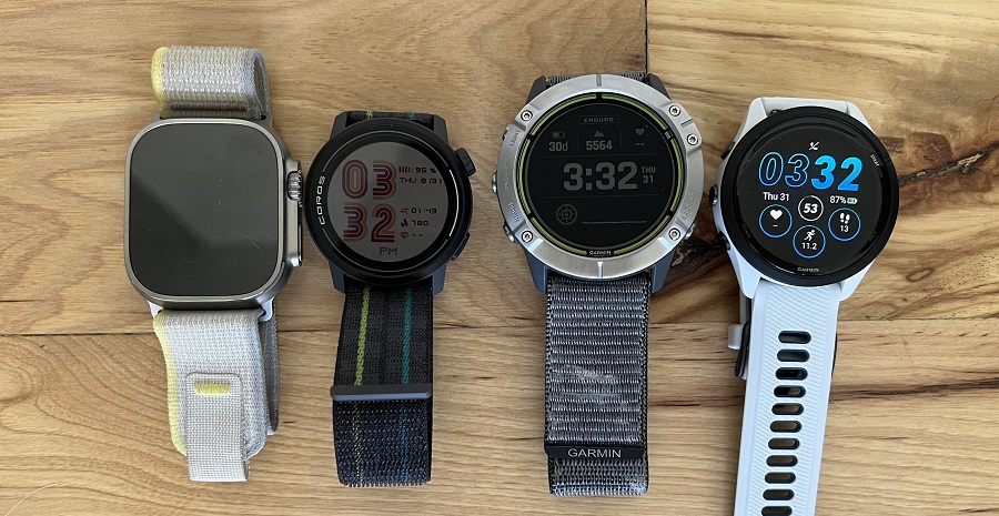 Comparing GPS Watch size