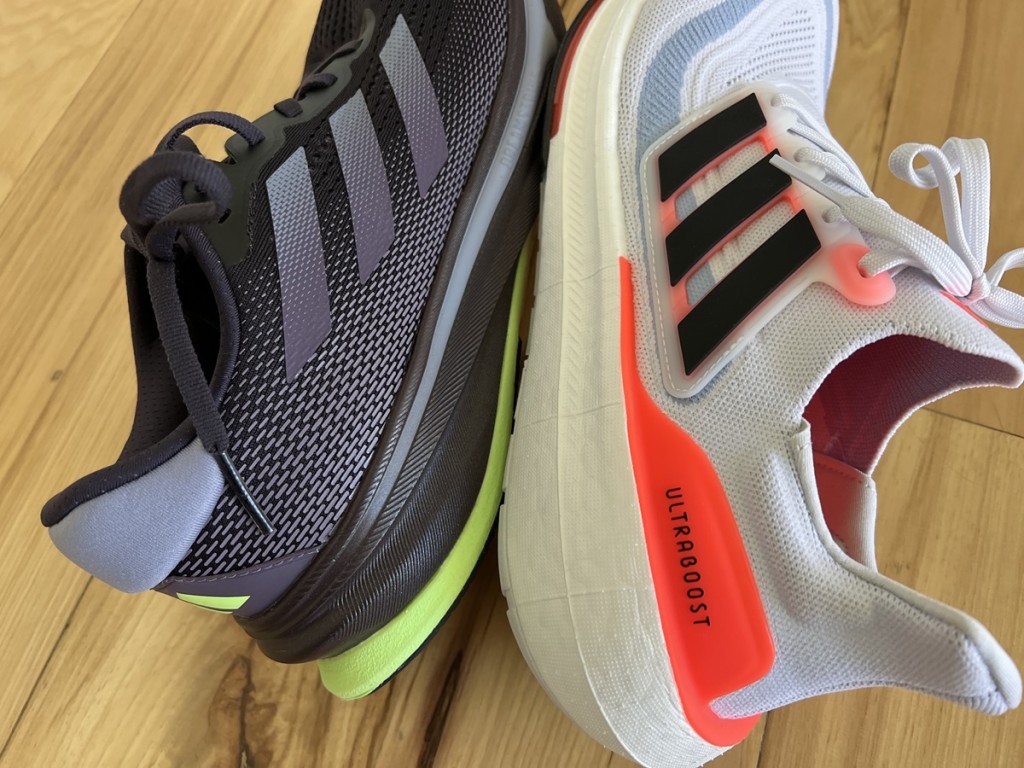 comparing adidas running shoes