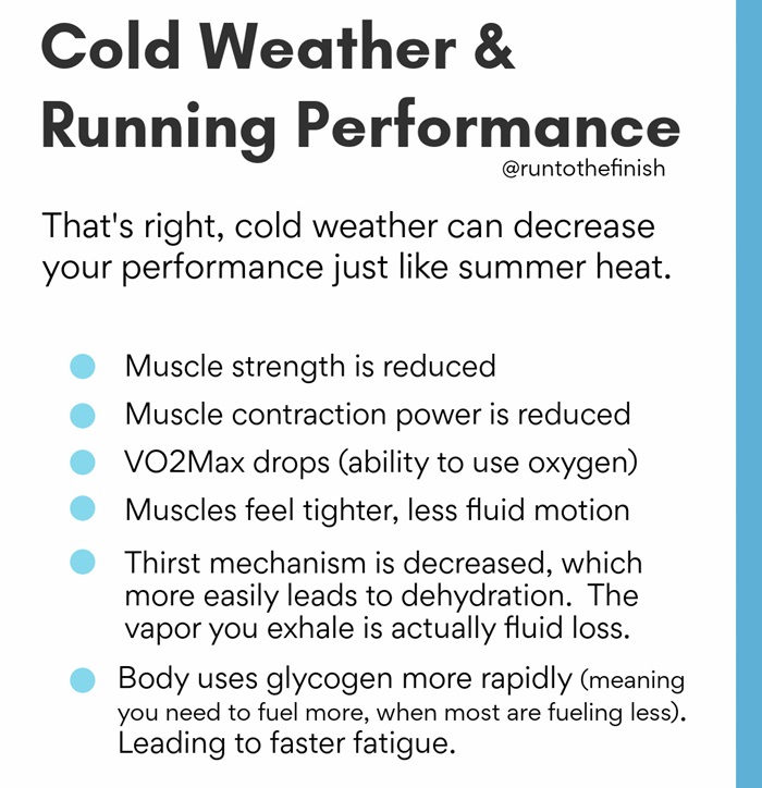 running in cold weather impact